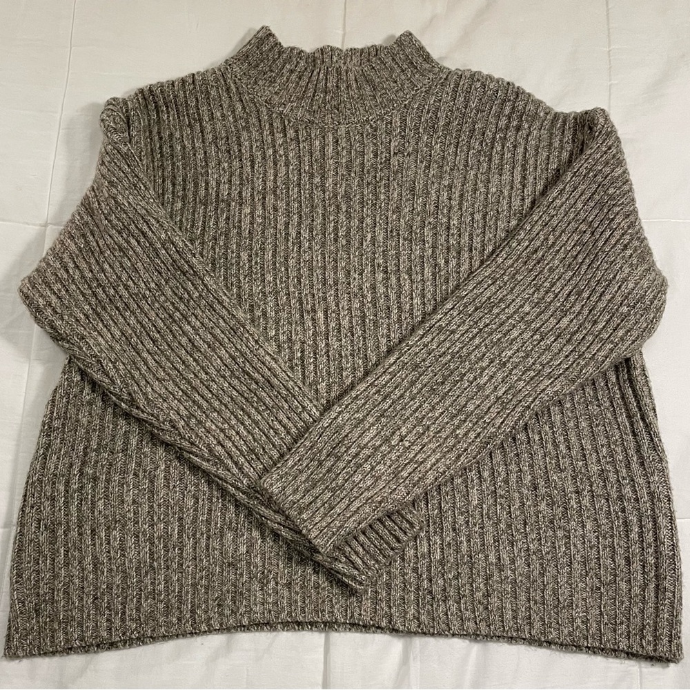Primark Beige Turtleneck Sweater/Jumper (Large / L) - Picture 2 of 5